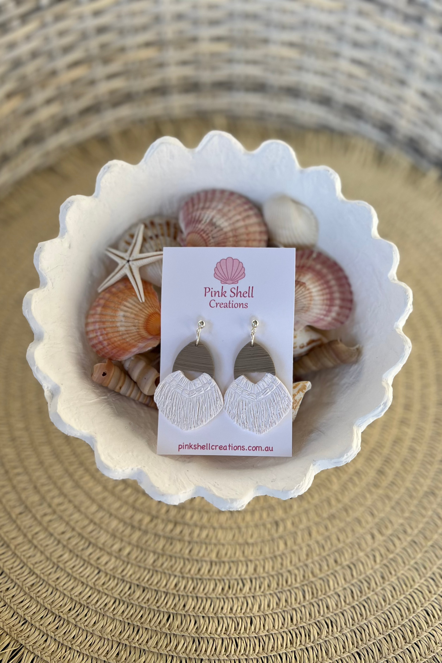 Boho Macramé Dangle Earrings