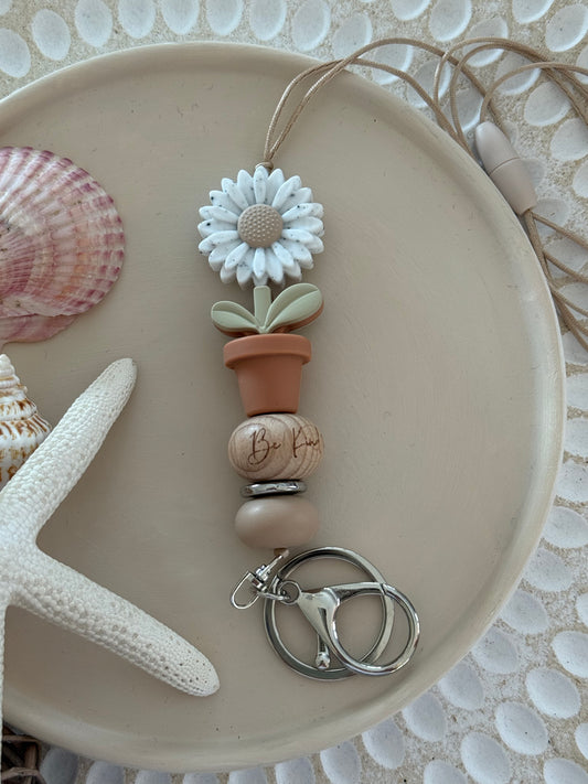 Flower Pot 'Be Kind' Lanyard