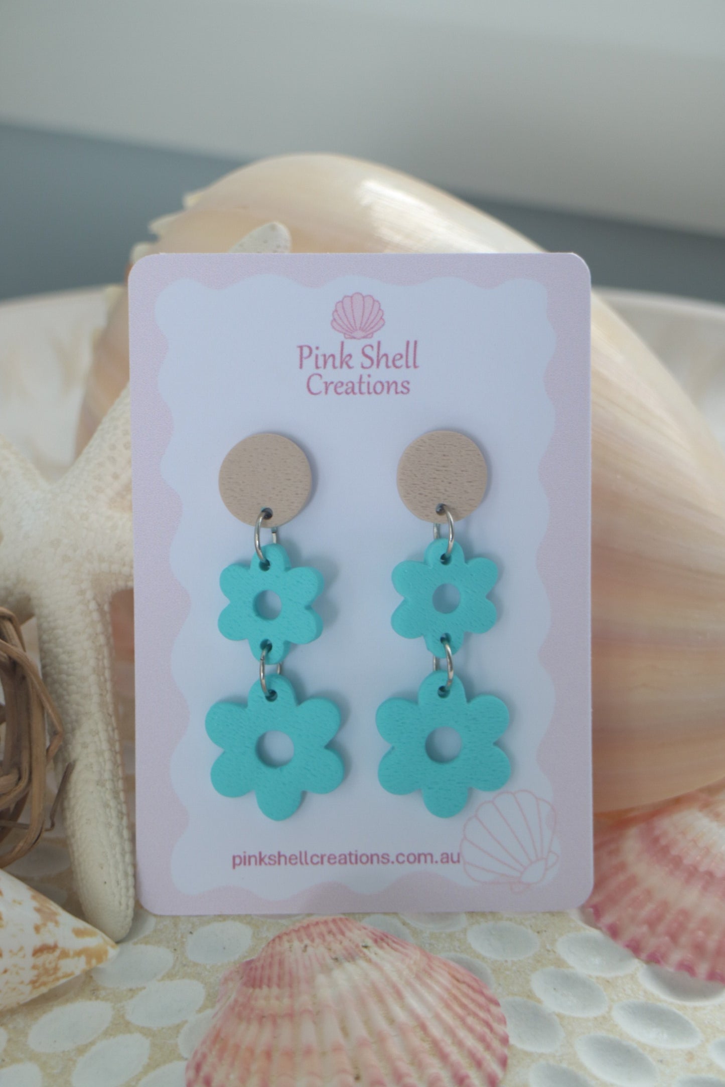 Naomi Dangle Earrings - Turquoise
