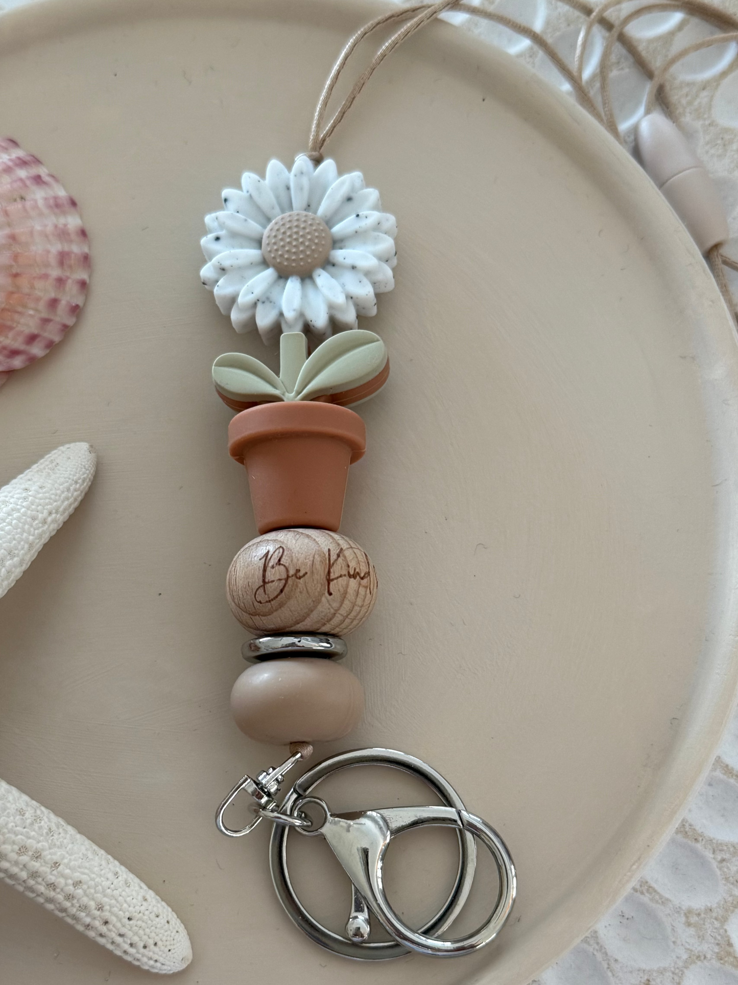 Flower Pot 'Be Kind' Lanyard