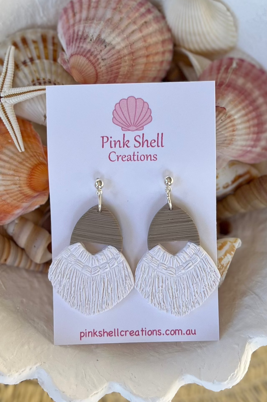 Boho Macramé Dangle Earrings