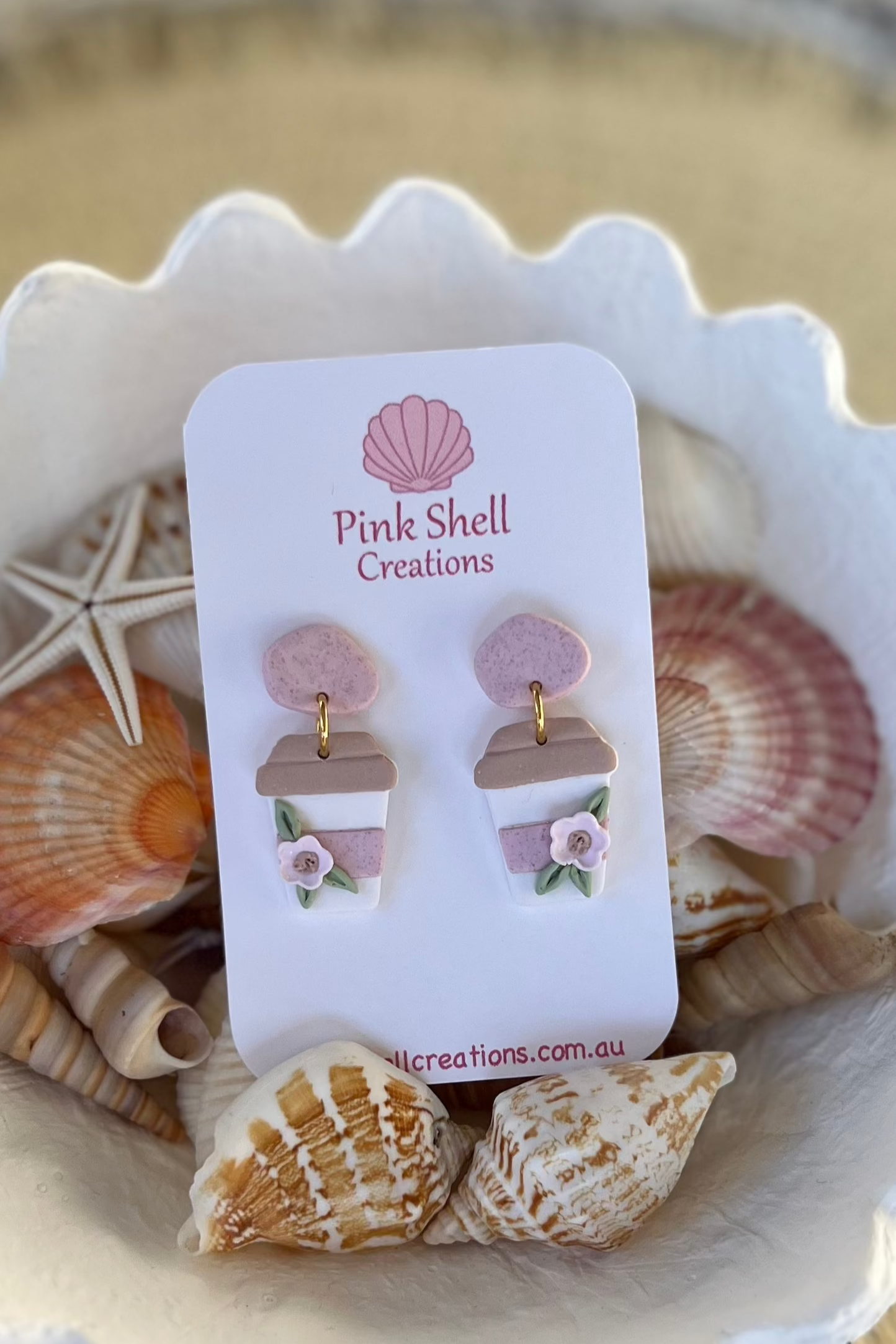 Take-Away Cup Earrings