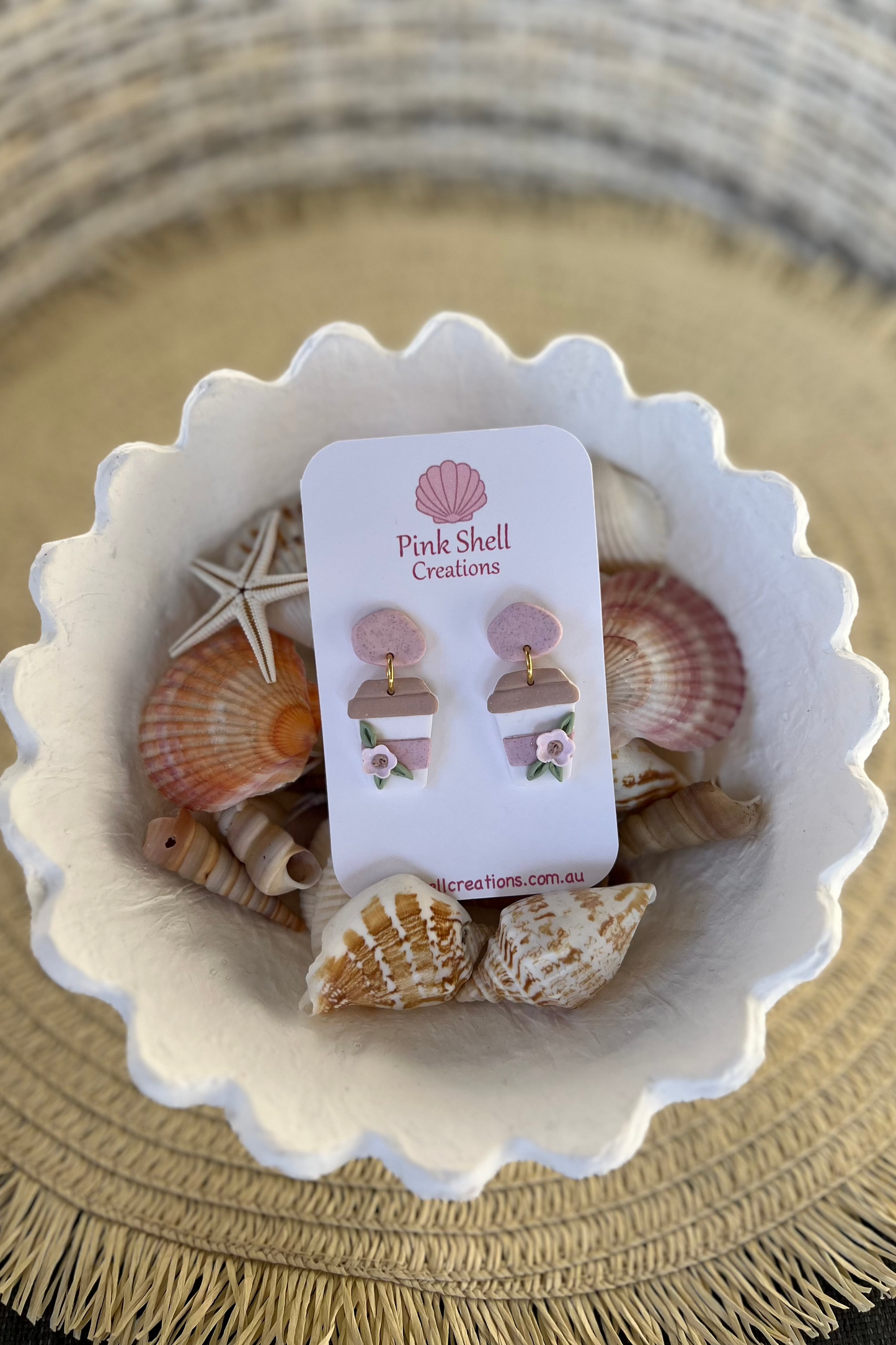 Take-Away Cup Earrings