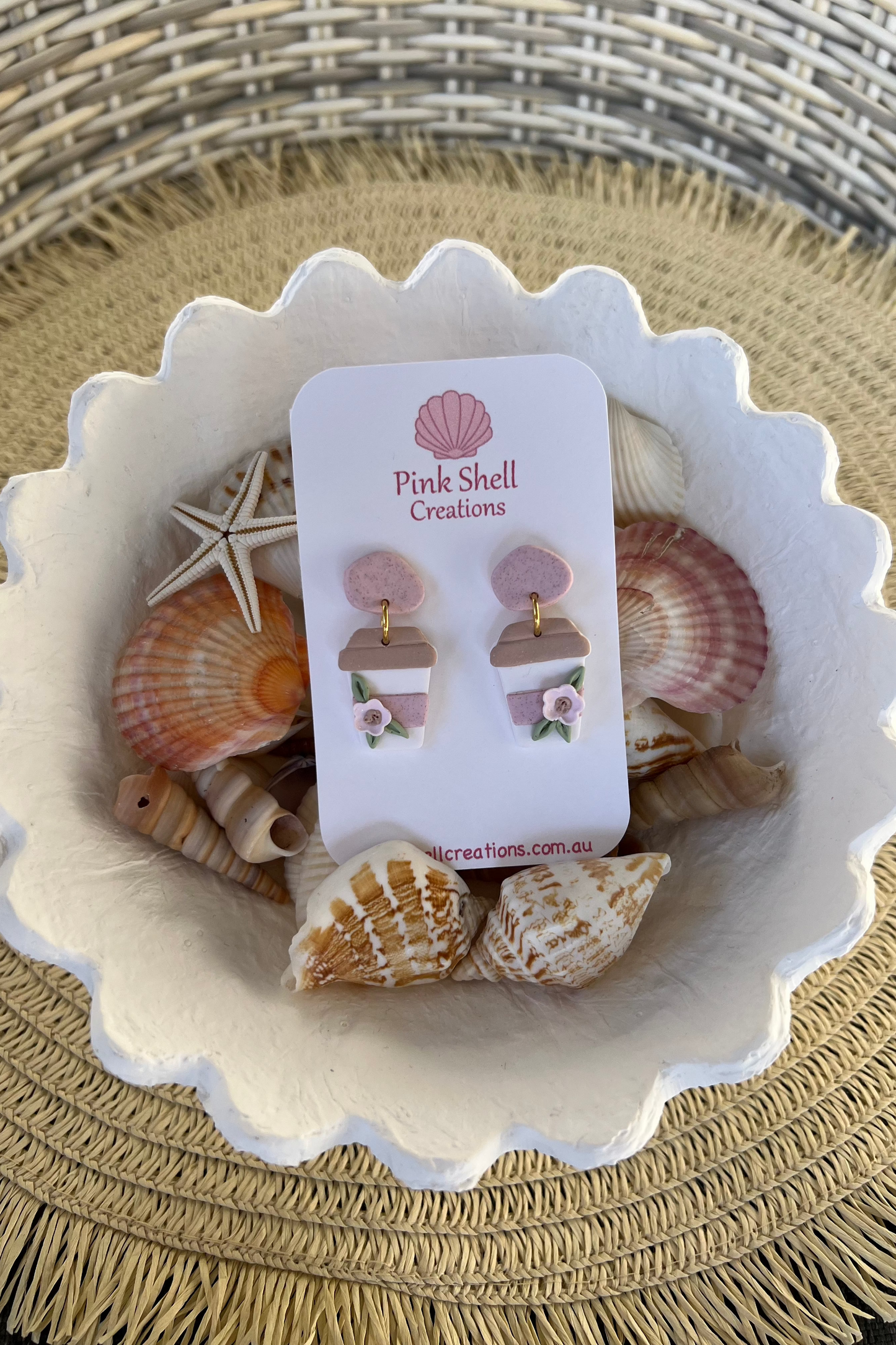 Take-Away Cup Earrings